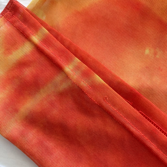 Andersson Bell Orange Sheer Long-sleeve Top by JW Anderson - Picture 6 of 6